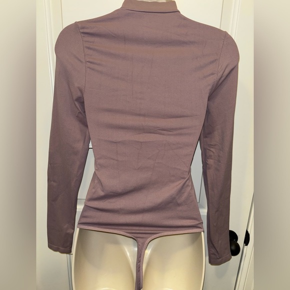 Free People Brown Long Sleeve Bodysuit - Picture 3 of 4